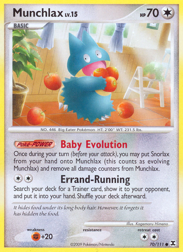 Munchlax (70/111) [Platinum: Rising Rivals] | I Want That Stuff Brandon