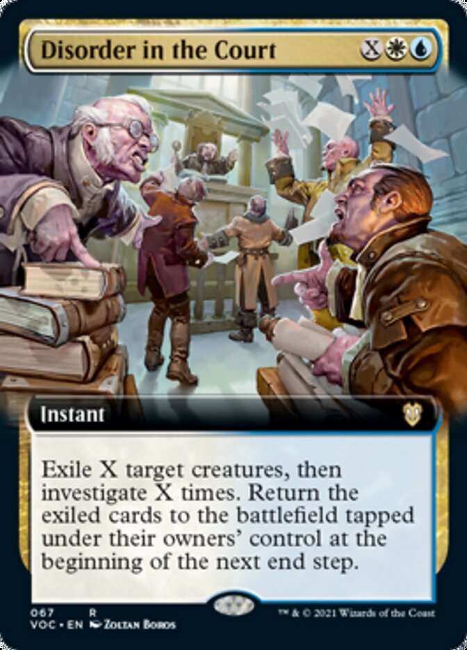 Disorder in the Court (Extended Art) [Innistrad: Crimson Vow Commander] | I Want That Stuff Brandon