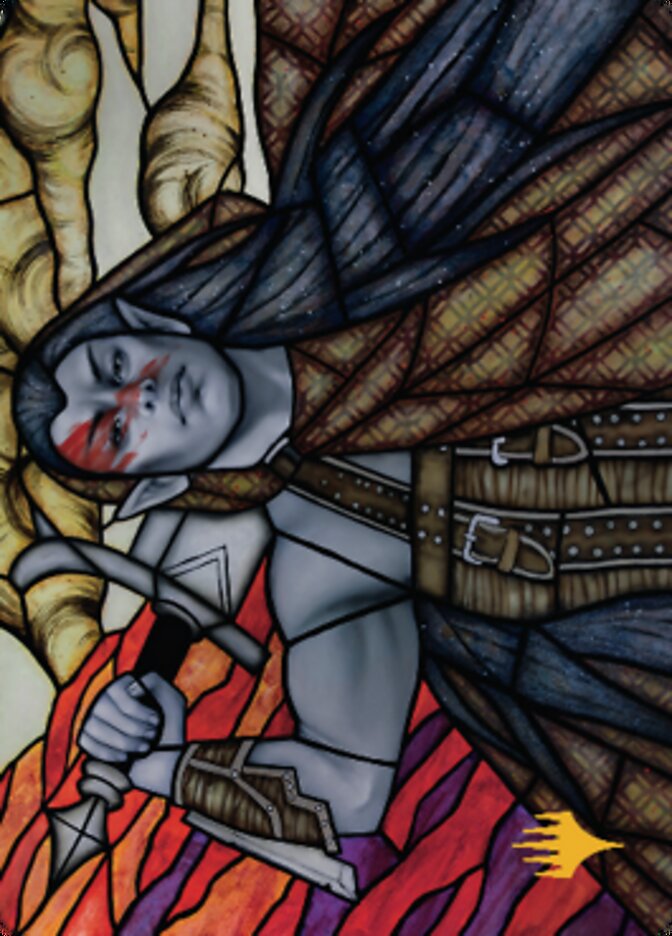 Radha, Coalition Warlord Art Card (Gold-Stamped Signature) [Dominaria United Art Series] | I Want That Stuff Brandon