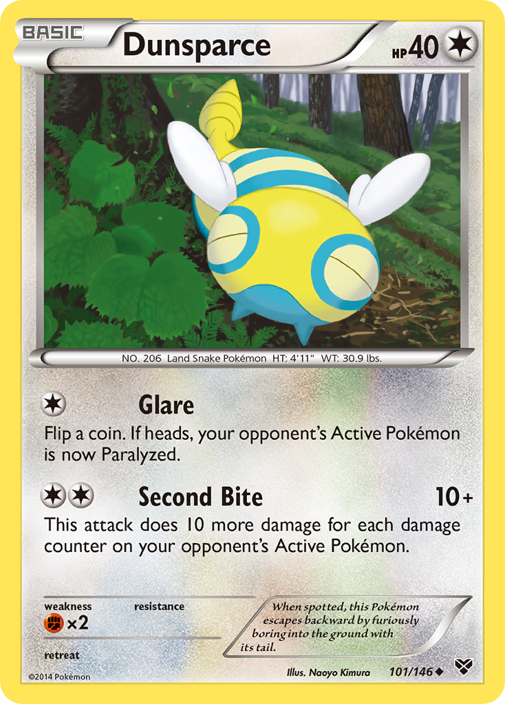 Dunsparce (101/146) [XY: Base Set] | I Want That Stuff Brandon