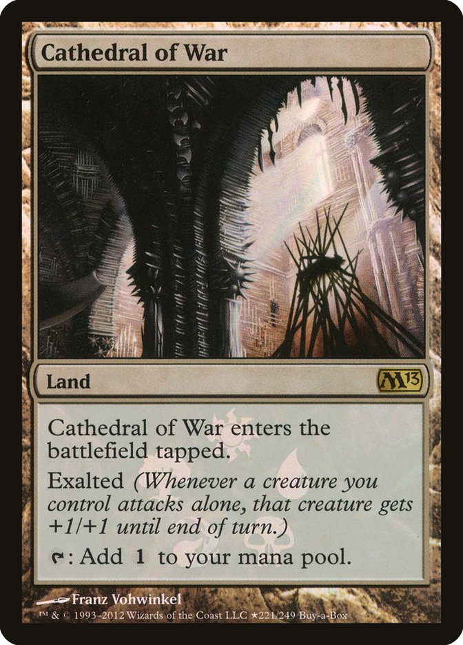 Cathedral of War (Buy-A-Box) [Magic 2013 Promos] | I Want That Stuff Brandon