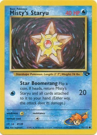 Misty's Staryu (92/132) [Gym Challenge Unlimited] | I Want That Stuff Brandon