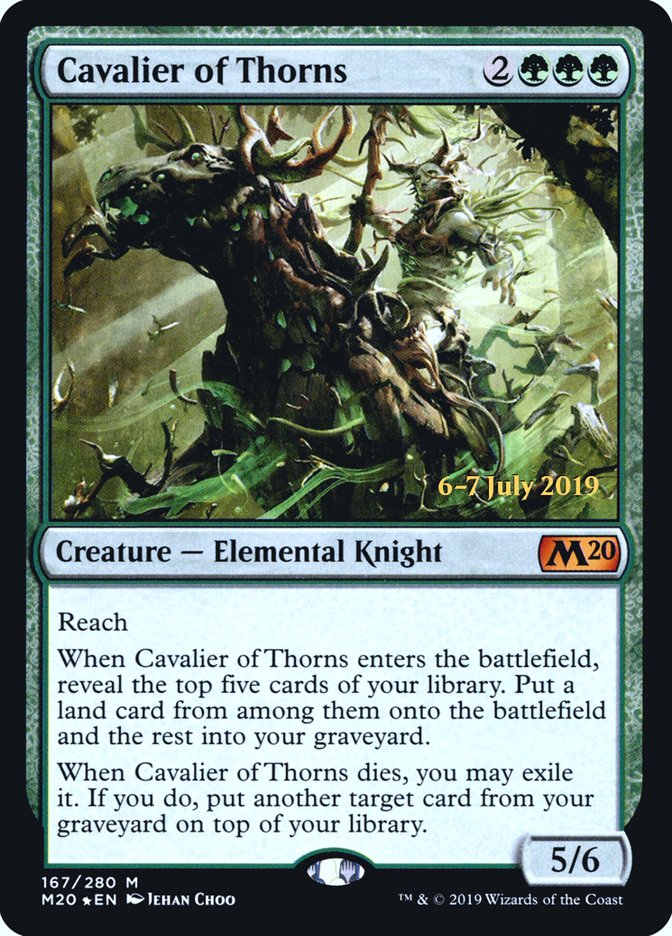 Cavalier of Thorns [Core Set 2020 Prerelease Promos] | I Want That Stuff Brandon