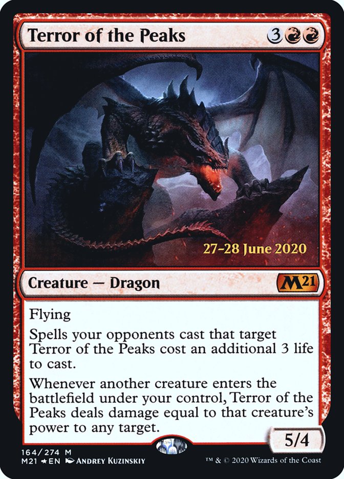 Terror of the Peaks [Core Set 2021 Prerelease Promos] | I Want That Stuff Brandon