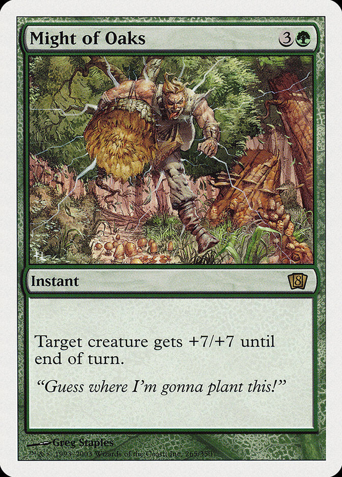 Might of Oaks [Eighth Edition] | I Want That Stuff Brandon