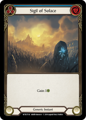 Sigil of Solace (Blue) [WTR175-R] Alpha Print Rainbow Foil | I Want That Stuff Brandon