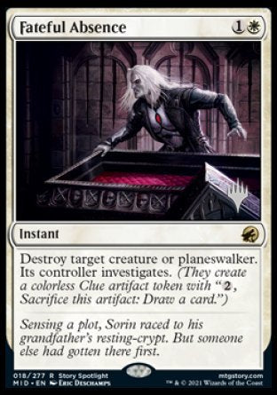 Fateful Absence (Promo Pack) [Innistrad: Midnight Hunt Promos] | I Want That Stuff Brandon