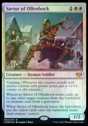 Savior of Ollenbock [Innistrad: Crimson Vow Prerelease Promos] | I Want That Stuff Brandon