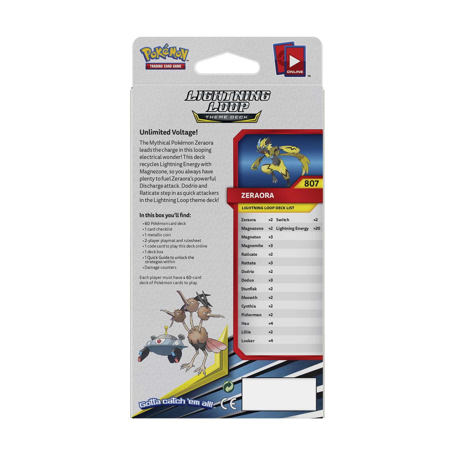 Sun & Moon: Unbroken Bonds - Theme Deck (Lightning Loop) | I Want That Stuff Brandon