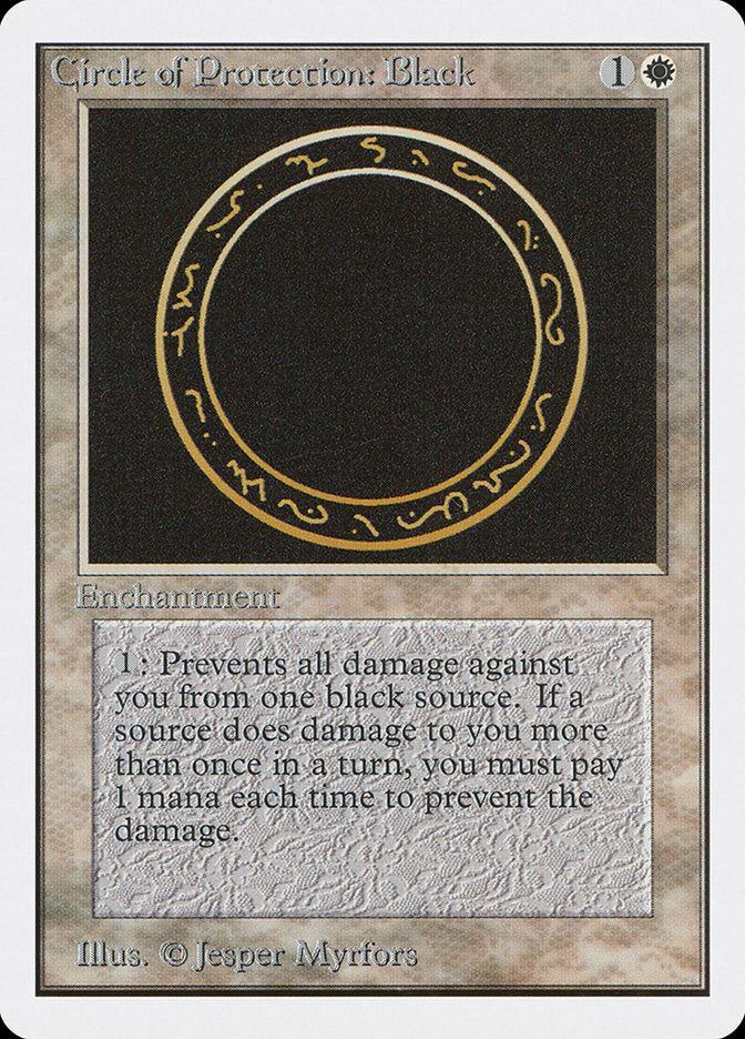Circle of Protection: Black [Unlimited Edition] | I Want That Stuff Brandon