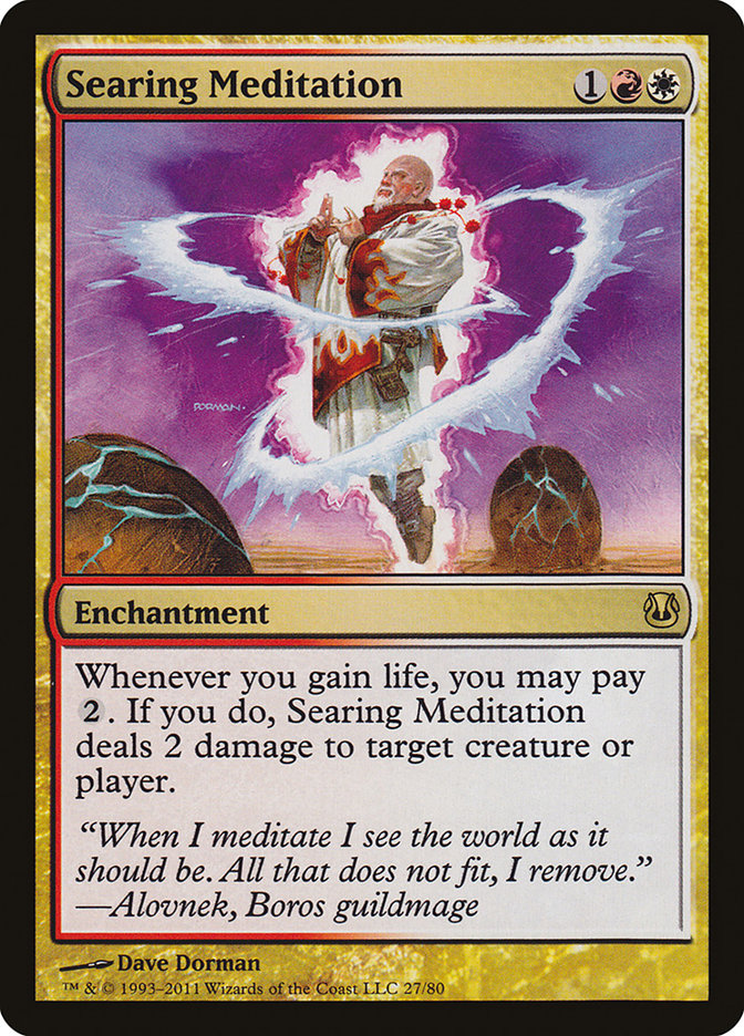 Searing Meditation [Duel Decks: Ajani vs. Nicol Bolas] | I Want That Stuff Brandon