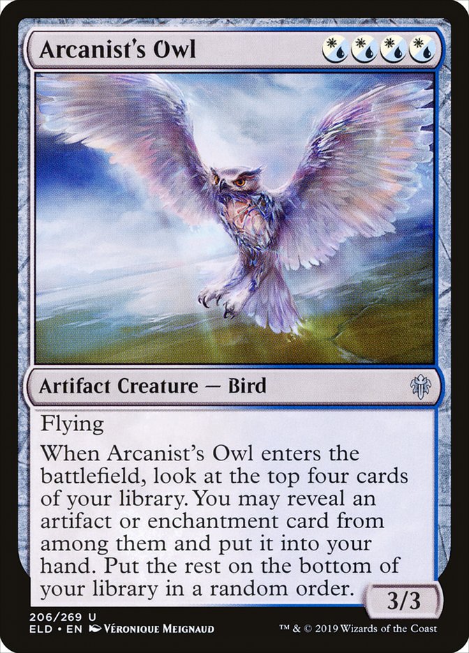 Arcanist's Owl [Throne of Eldraine] | I Want That Stuff Brandon