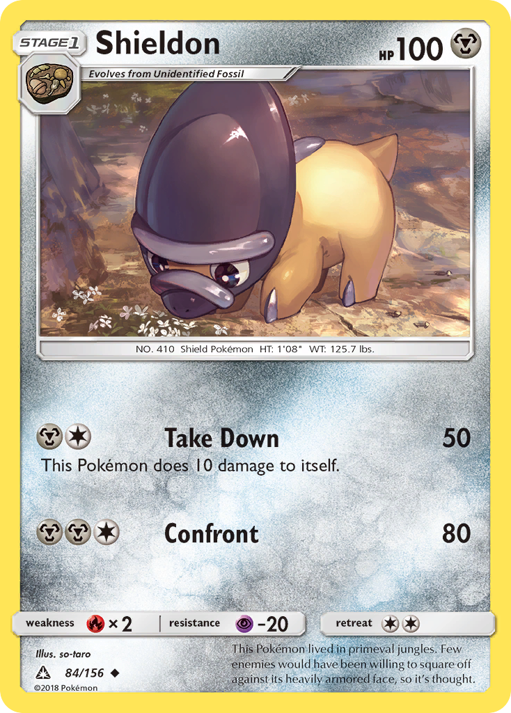 Shieldon (84/156) [Sun & Moon: Ultra Prism] | I Want That Stuff Brandon