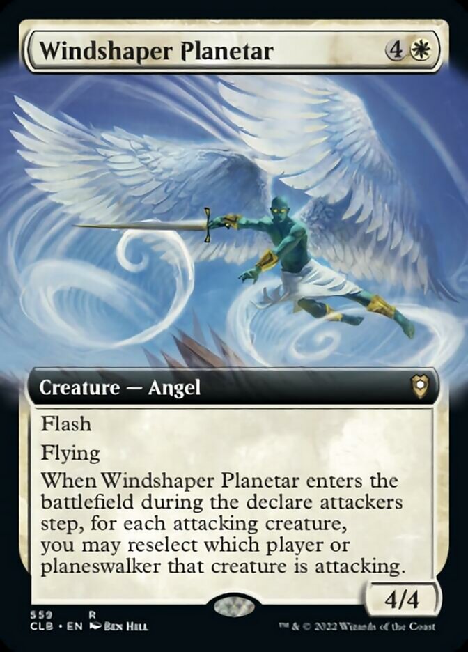 Windshaper Planetar (Extended Art) [Commander Legends: Battle for Baldur's Gate] | I Want That Stuff Brandon