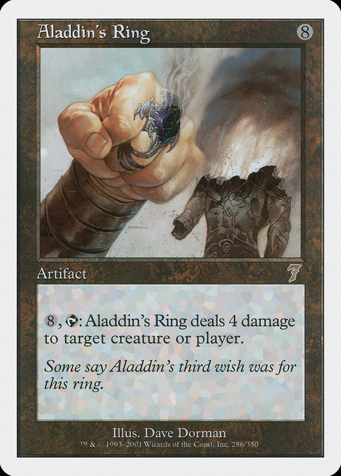 Aladdin's Ring [Seventh Edition] | I Want That Stuff Brandon
