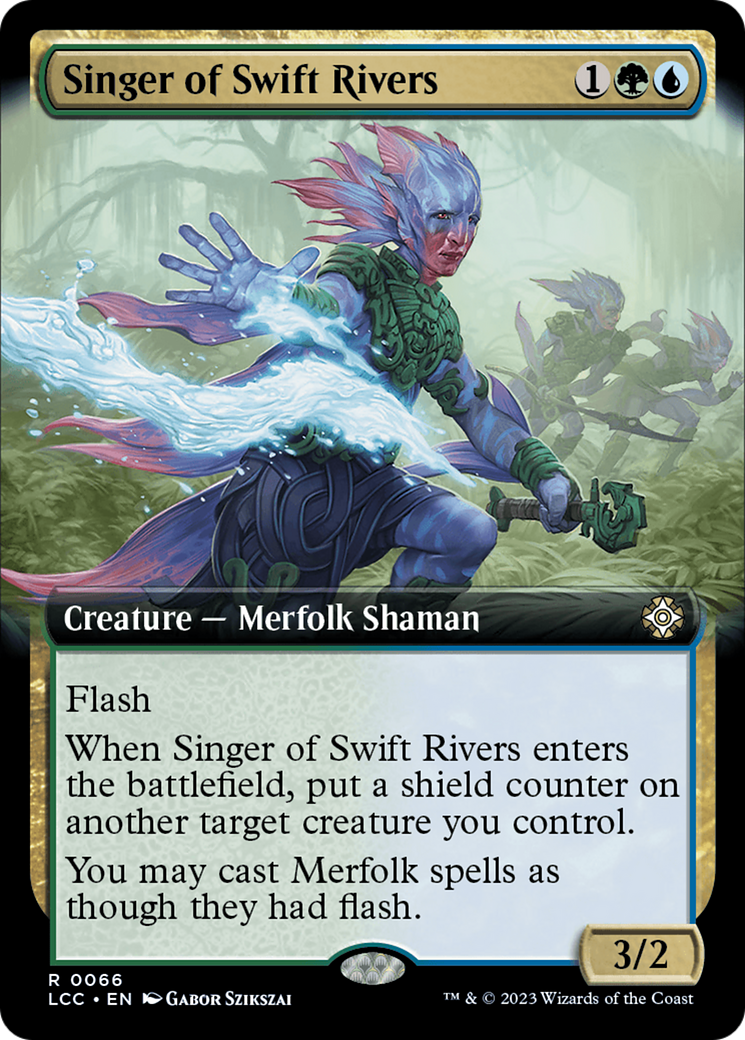 Singer of Swift Rivers (Extended Art) [The Lost Caverns of Ixalan Commander] | I Want That Stuff Brandon