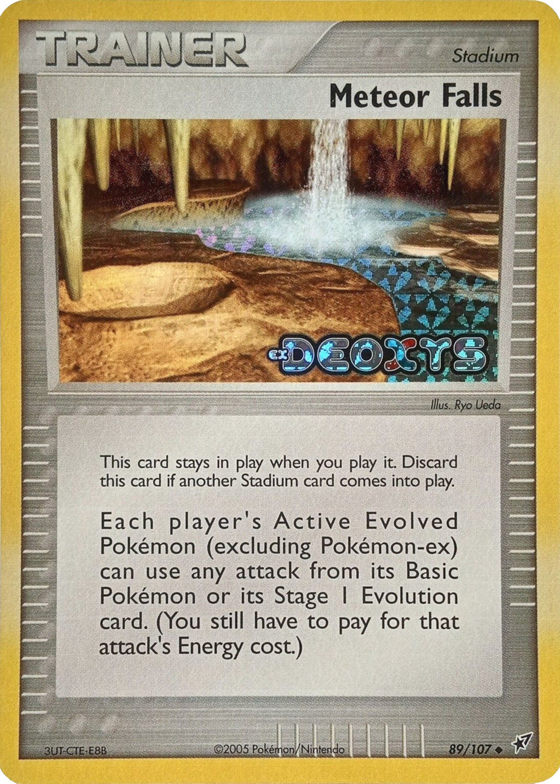 Meteor Falls (89/107) (Stamped) [EX: Deoxys] | I Want That Stuff Brandon