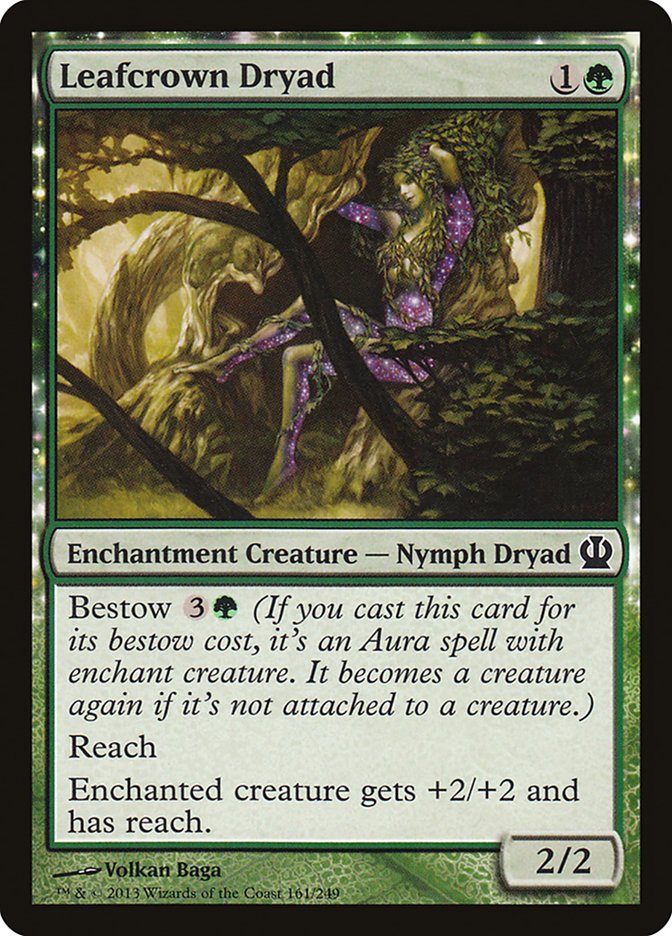 Leafcrown Dryad [Theros] | I Want That Stuff Brandon