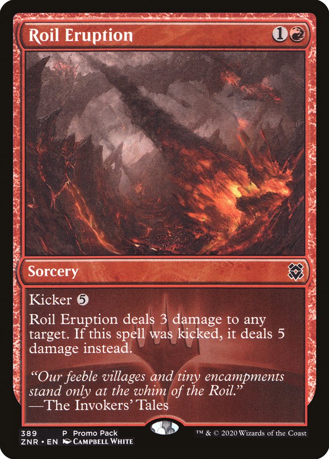 Roil Eruption (Promo Pack) [Zendikar Rising Promos] | I Want That Stuff Brandon