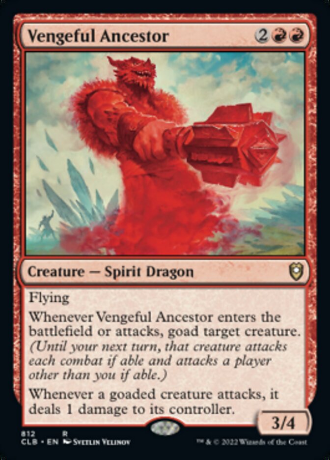 Vengeful Ancestor [Commander Legends: Battle for Baldur's Gate] | I Want That Stuff Brandon