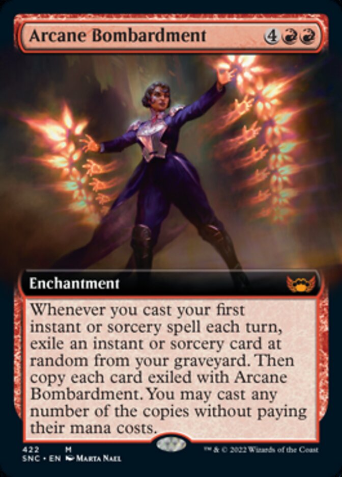 Arcane Bombardment (Extended Art) [Streets of New Capenna] | I Want That Stuff Brandon