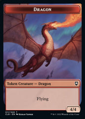 Treasure // Dragon Double-Sided Token [Commander Legends: Battle for Baldur's Gate Tokens] | I Want That Stuff Brandon