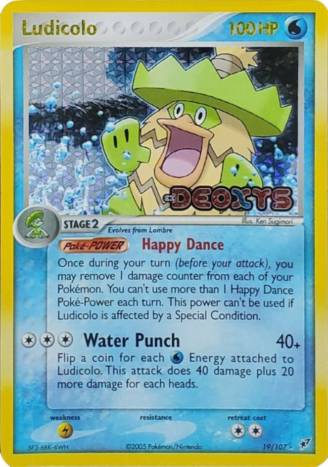 Ludicolo (19/107) (Stamped) [EX: Deoxys] | I Want That Stuff Brandon