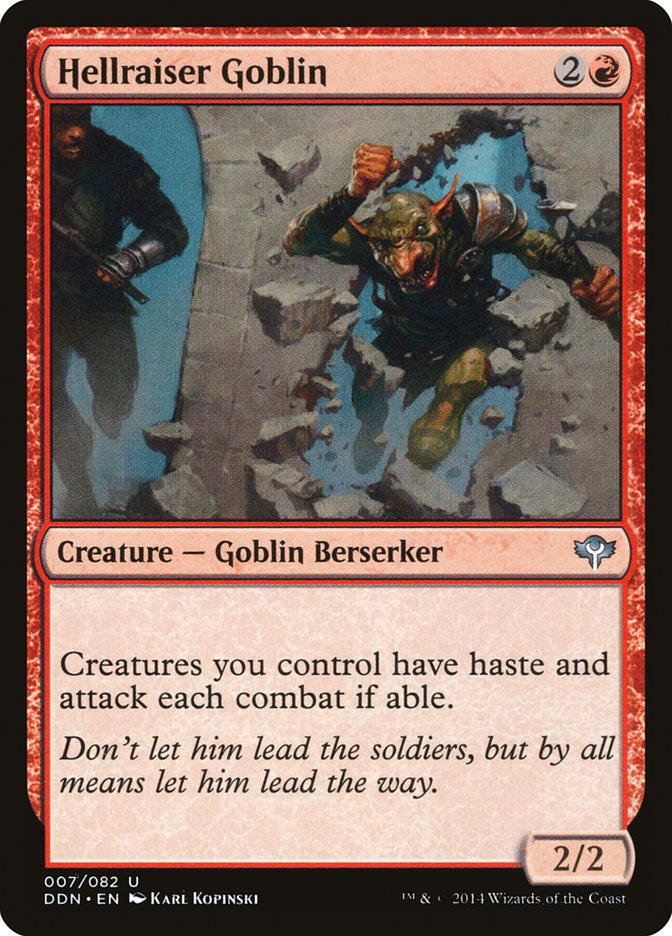 Hellraiser Goblin [Duel Decks: Speed vs. Cunning] | I Want That Stuff Brandon