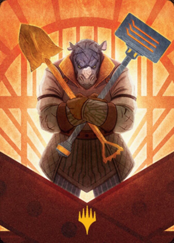 Mr. Orfeo, the Boulder Art Card (Gold-Stamped Signature) [Streets of New Capenna Art Series] | I Want That Stuff Brandon