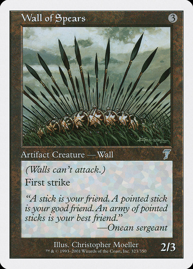 Wall of Spears [Seventh Edition] | I Want That Stuff Brandon