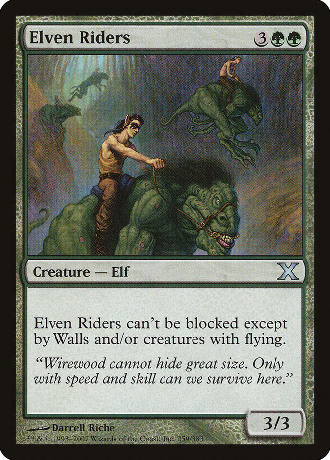 Elven Riders [Tenth Edition] | I Want That Stuff Brandon