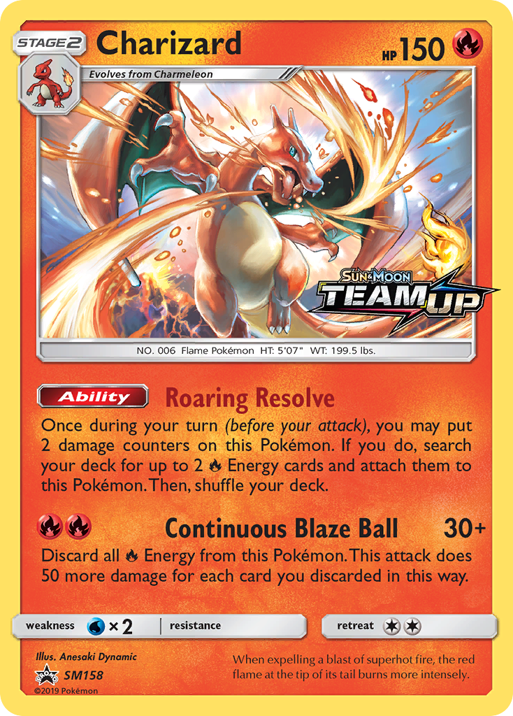 Charizard (SM158) [Sun & Moon: Black Star Promos] | I Want That Stuff Brandon