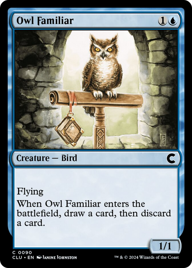 Owl Familiar [Ravnica: Clue Edition] | I Want That Stuff Brandon