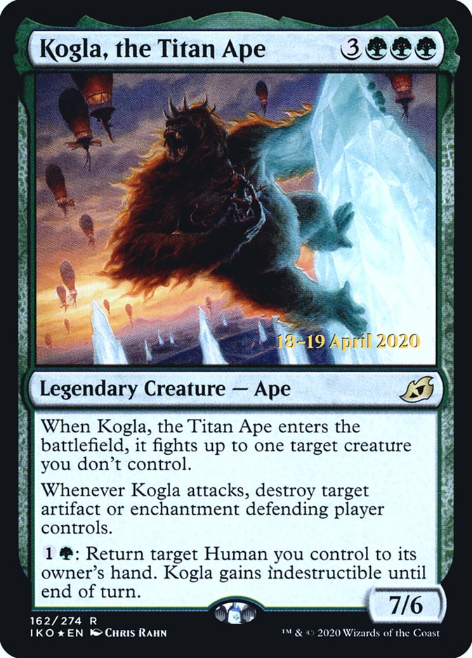 Kogla, the Titan Ape [Ikoria: Lair of Behemoths Prerelease Promos] | I Want That Stuff Brandon