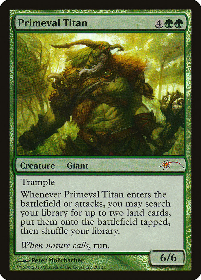 Primeval Titan (Grand Prix) [Grand Prix Promos] | I Want That Stuff Brandon