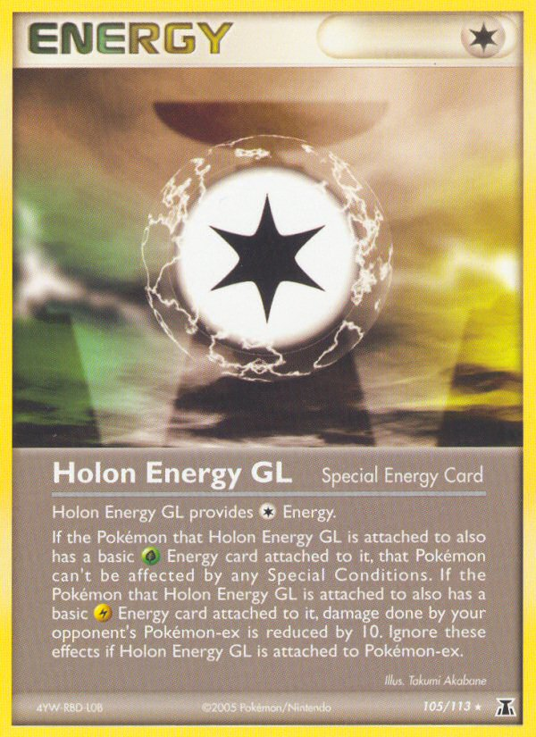 Holon Energy GL (105/113) [EX: Delta Species] | I Want That Stuff Brandon