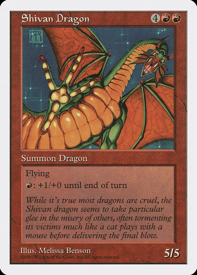 Shivan Dragon [Fifth Edition] | I Want That Stuff Brandon