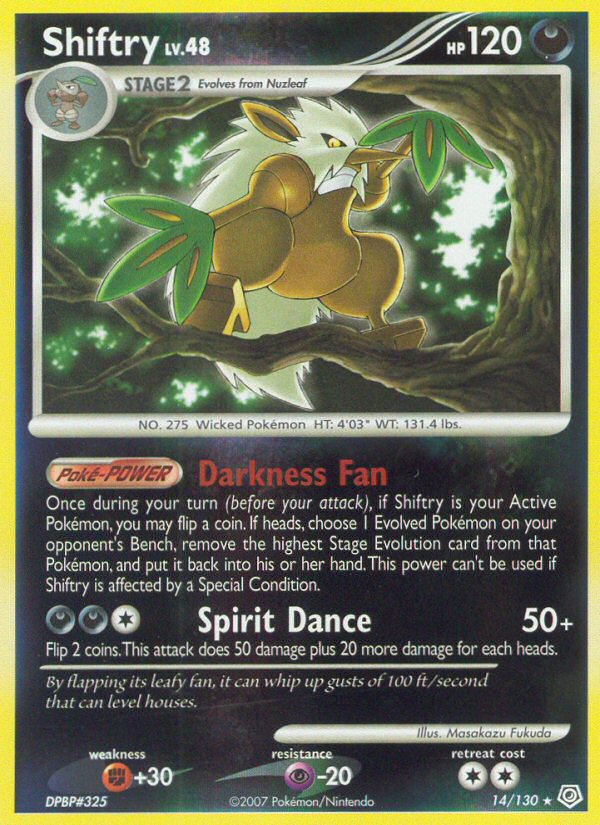 Shiftry (14/130) [Diamond & Pearl: Base Set] | I Want That Stuff Brandon