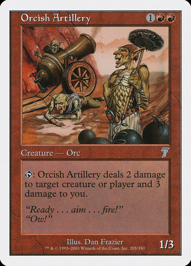 Orcish Artillery [Seventh Edition] | I Want That Stuff Brandon