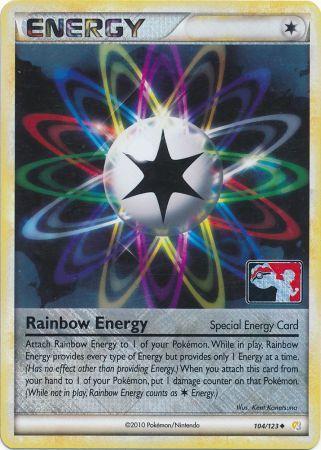 Rainbow Energy (104/123) (League Promo) [HeartGold & SoulSilver: Base Set] | I Want That Stuff Brandon