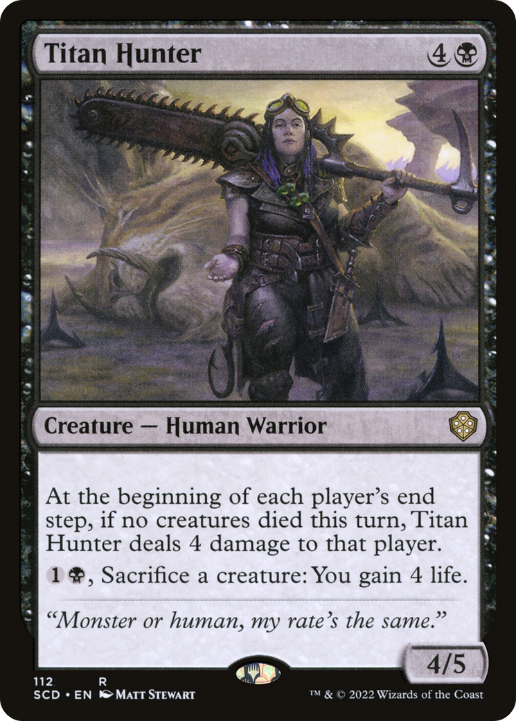 Titan Hunter [Starter Commander Decks] | I Want That Stuff Brandon