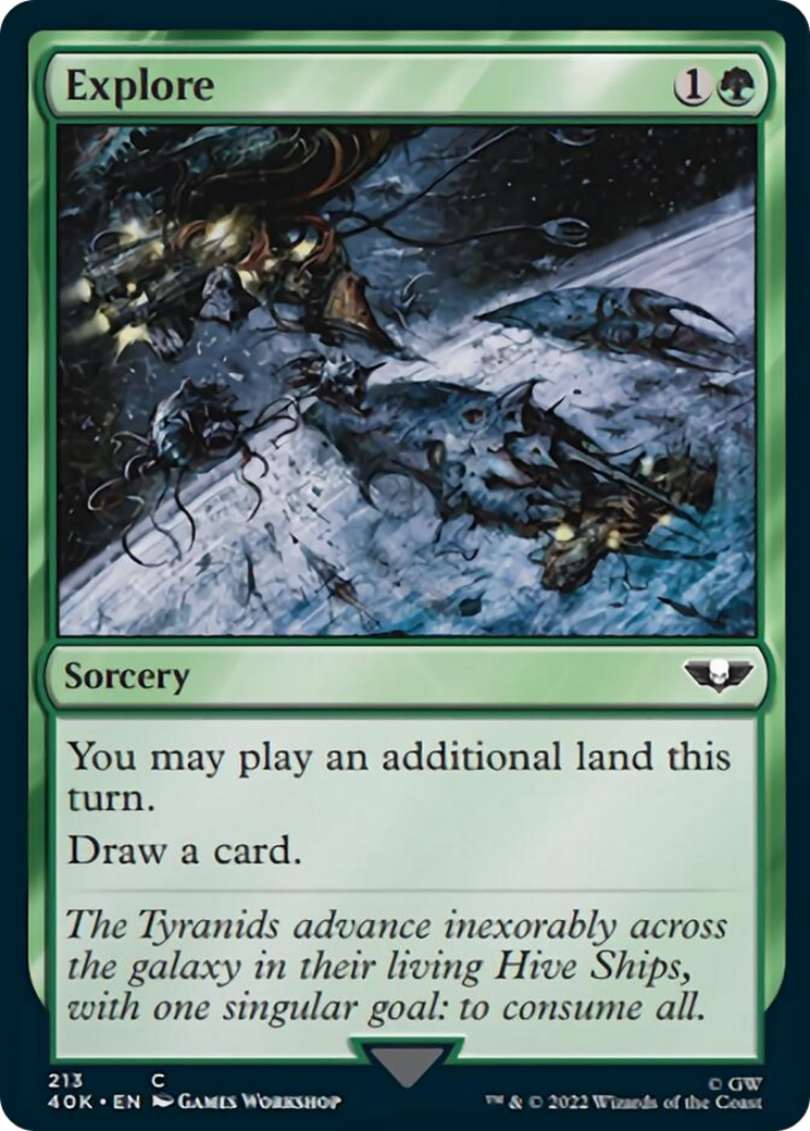 Explore (Surge Foil) [Warhammer 40,000] | I Want That Stuff Brandon