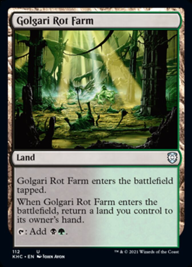 Golgari Rot Farm [Kaldheim Commander] | I Want That Stuff Brandon