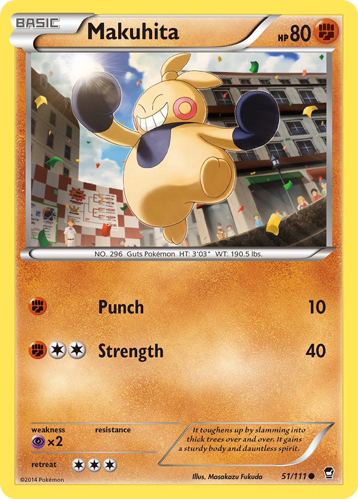 Makuhita (51/111) [XY: Furious Fists] | I Want That Stuff Brandon