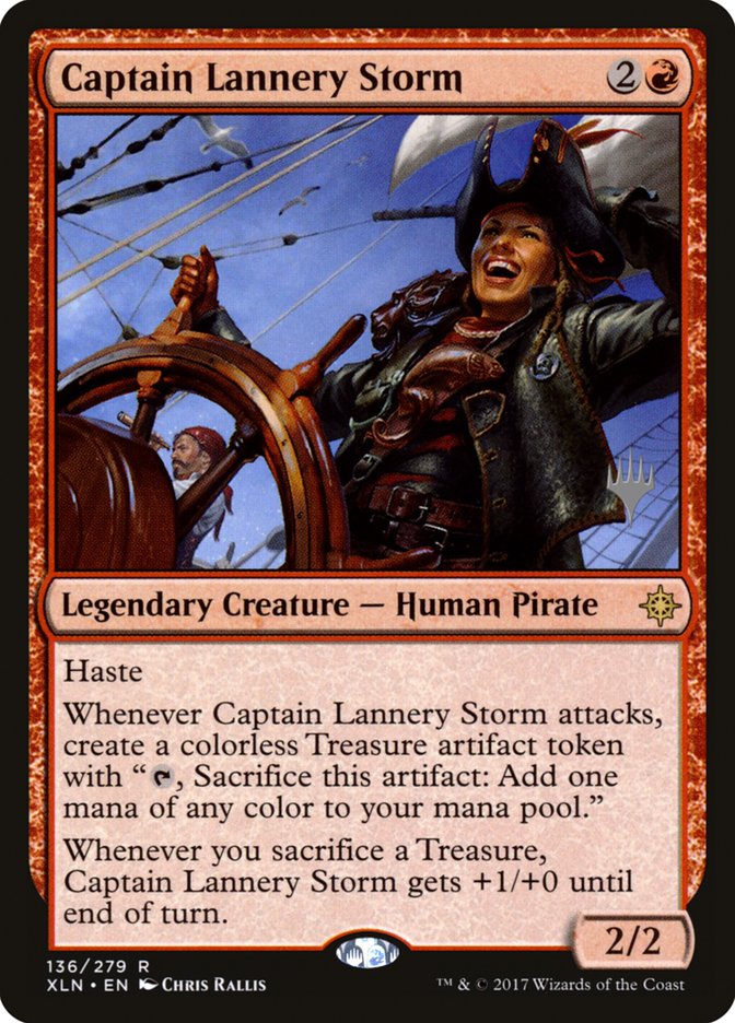 Captain Lannery Storm (Promo Pack) [Ixalan Promos] | I Want That Stuff Brandon