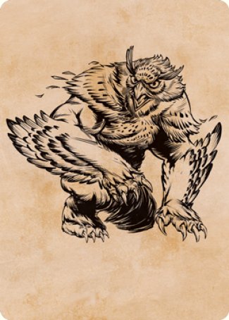 Owlbear (Showcase) Art Card [Dungeons & Dragons: Adventures in the Forgotten Realms Art Series] | I Want That Stuff Brandon