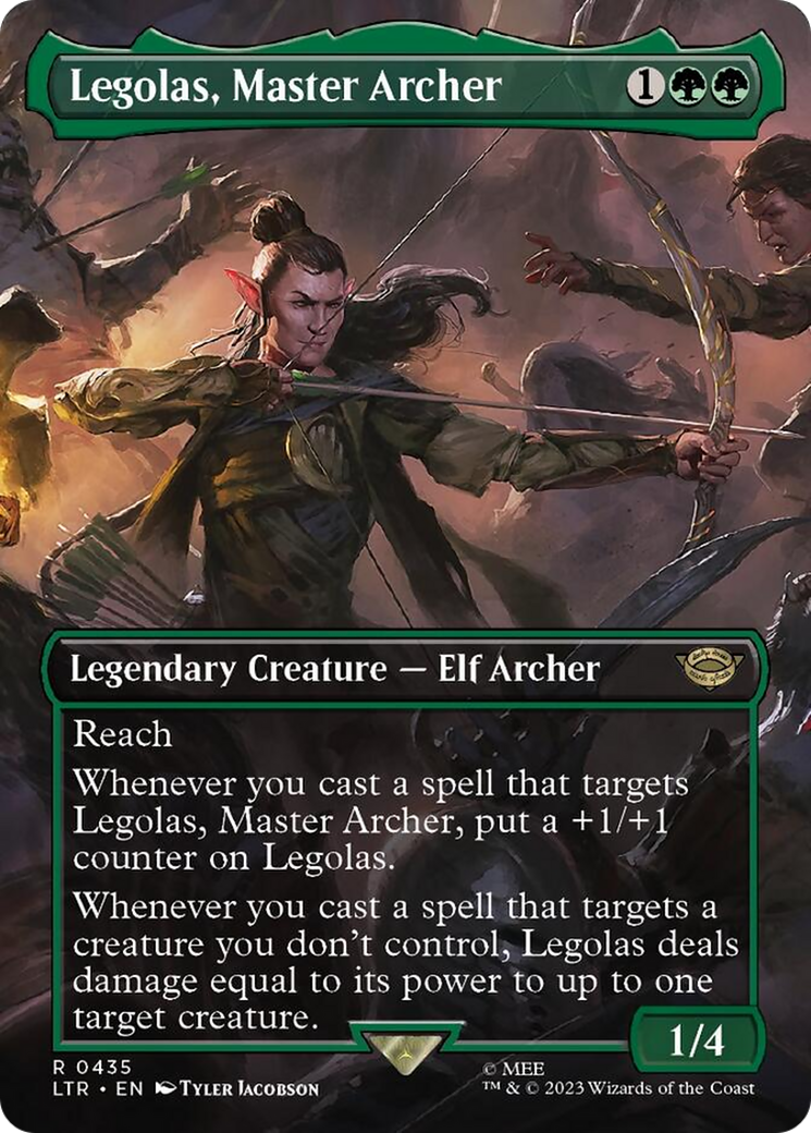 Legolas, Master Archer (Borderless Alternate Art) [The Lord of the Rings: Tales of Middle-Earth] | I Want That Stuff Brandon