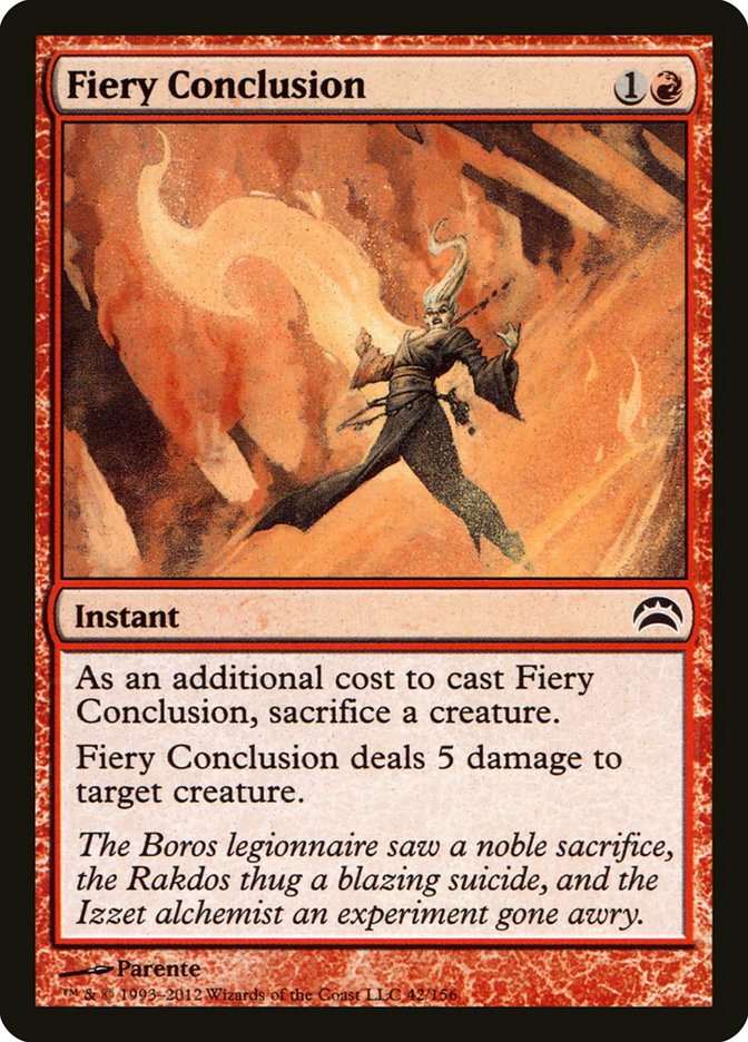 Fiery Conclusion [Planechase 2012] | I Want That Stuff Brandon