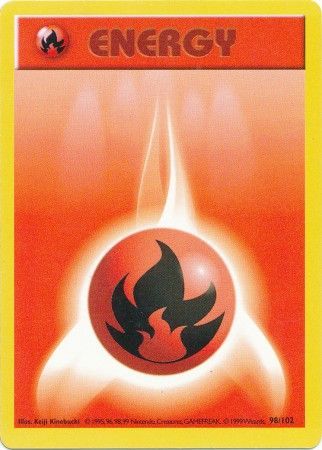 Fire Energy (98/102) [Base Set Shadowless Unlimited] | I Want That Stuff Brandon