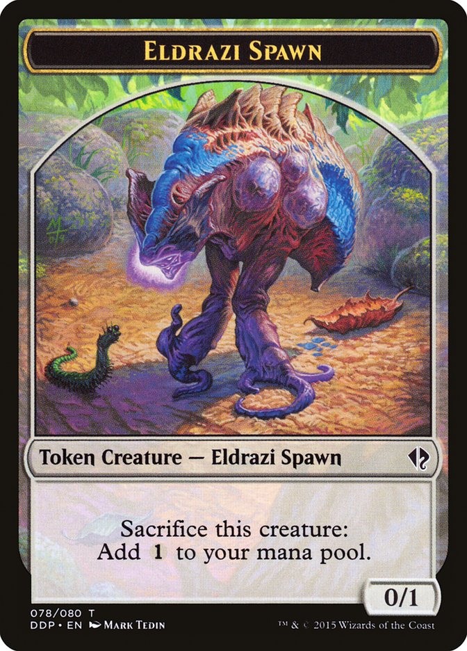 Eldrazi Spawn Token (078/080) [Duel Decks: Zendikar vs. Eldrazi] | I Want That Stuff Brandon